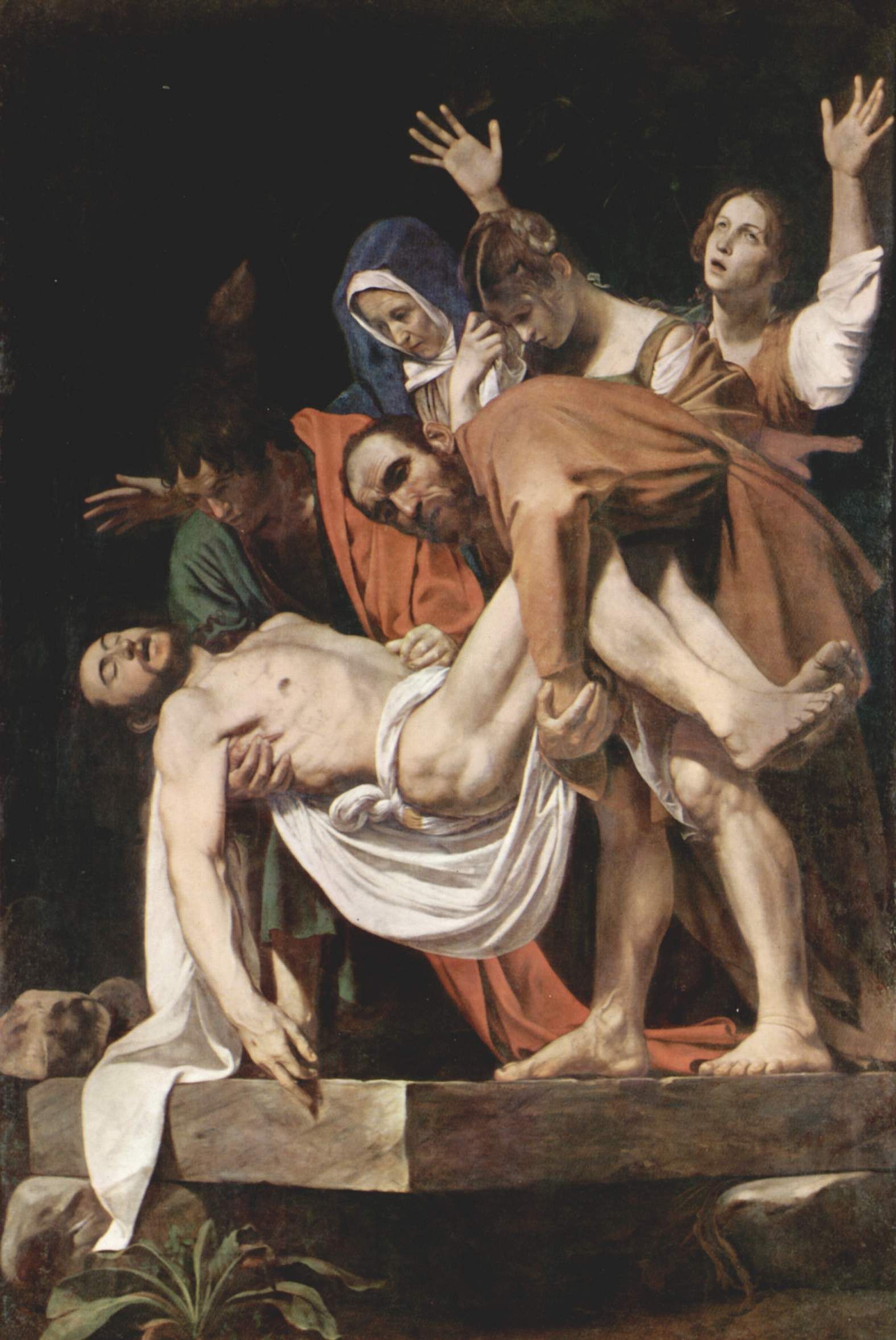 Caravaggio The Entombment of Christ